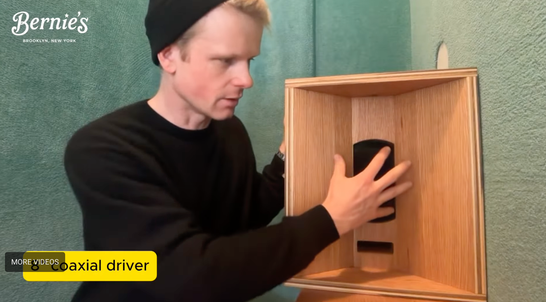 Load video: made in Brooklyn speaker design
